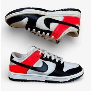 Nike Dunk Low SE Women's Sneakers HQ3423-635 Bright Crimson Pale Ivory Black 9